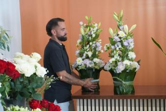 fleuriste composition florale