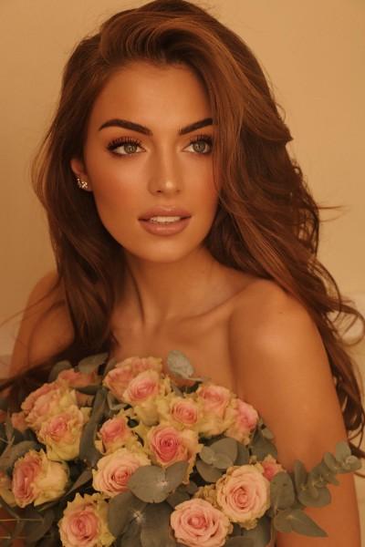 Bouquet de roses réalisé pour notre magnifique Lara, Miss Côte d'Azur 2020