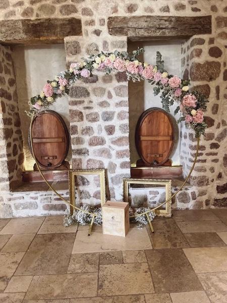 Décoration florale mariage sur la côte d'azur par votre fleuriste Fior Fleurs