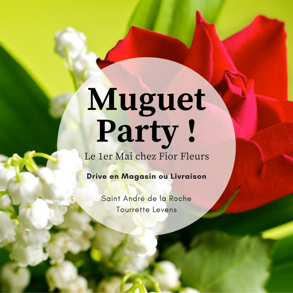 Le 1er Mai chez Fior Fleurs - Livraison ou drive à vous de choisir