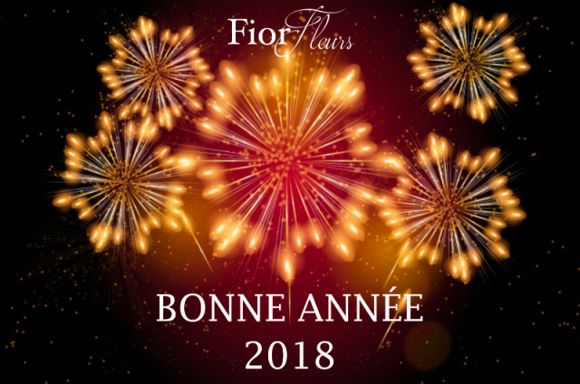 Fior Fleurs vous souhaite une bonne année 2018
