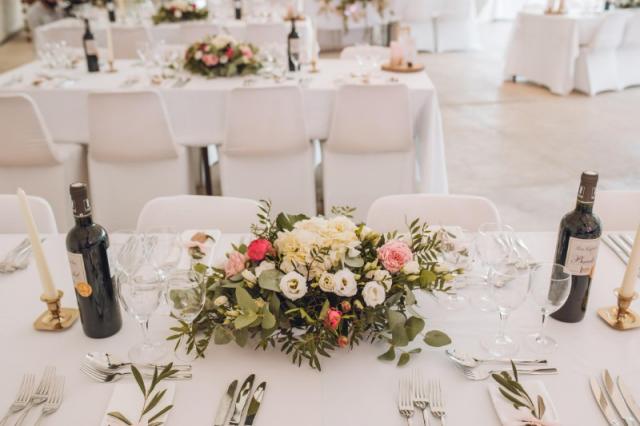 Réalisation florale du mariage de A&R à Saint André de la Roche