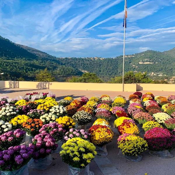 Toussaint 2026 : notre stand de fleurs devant le cimetière de Tourrette-Levens