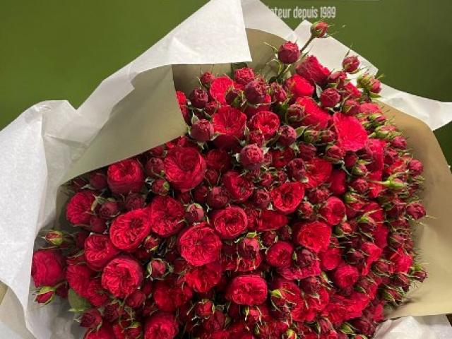 Bouquet de roses rouges pour la Saint-Valentin - Fleuriste Nice