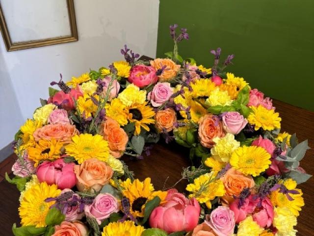 Couronne de deuil (enterrement)