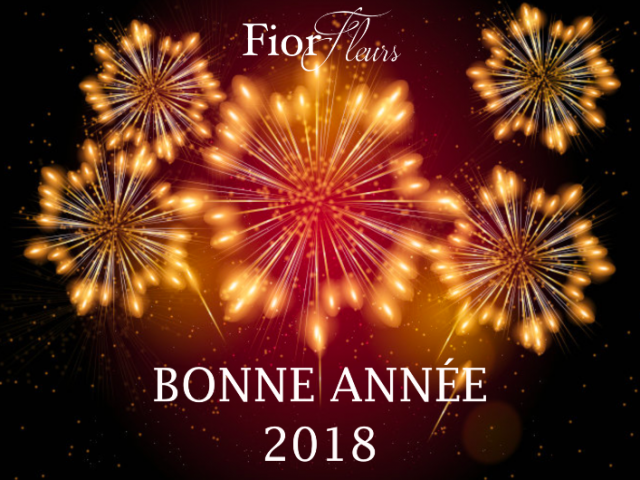 Fior Fleurs vous souhaite une bonne année 2018
