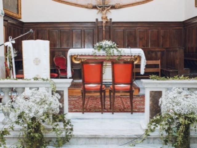 Décoration de l'église - mariage