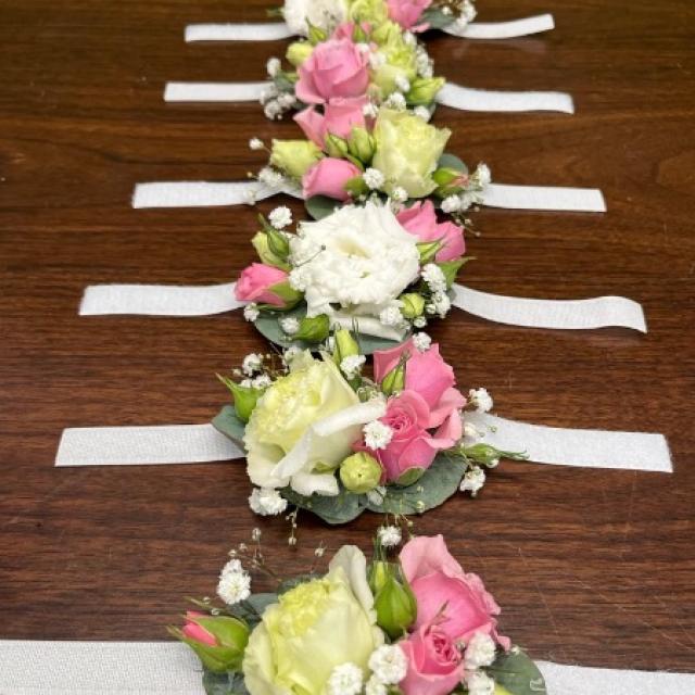 Bracelets de fleurs