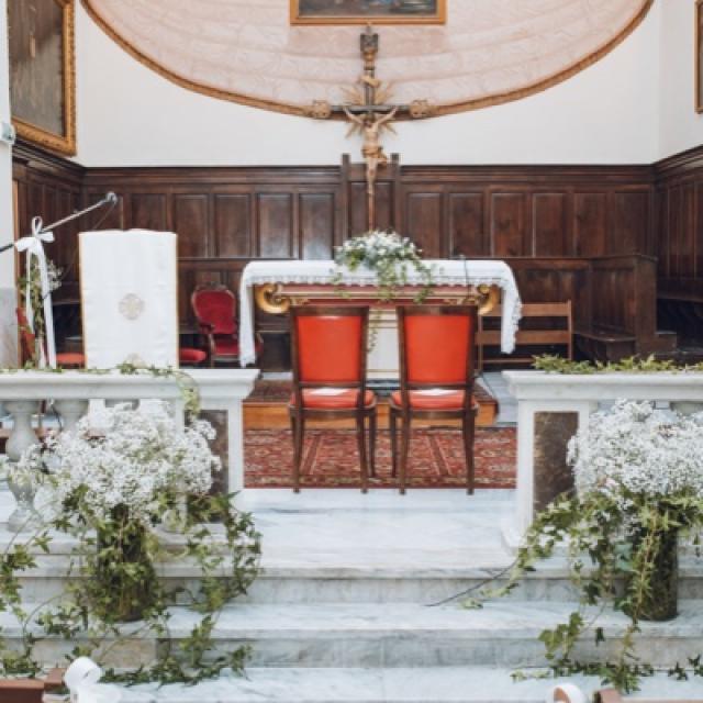 Décoration de l'église - mariage